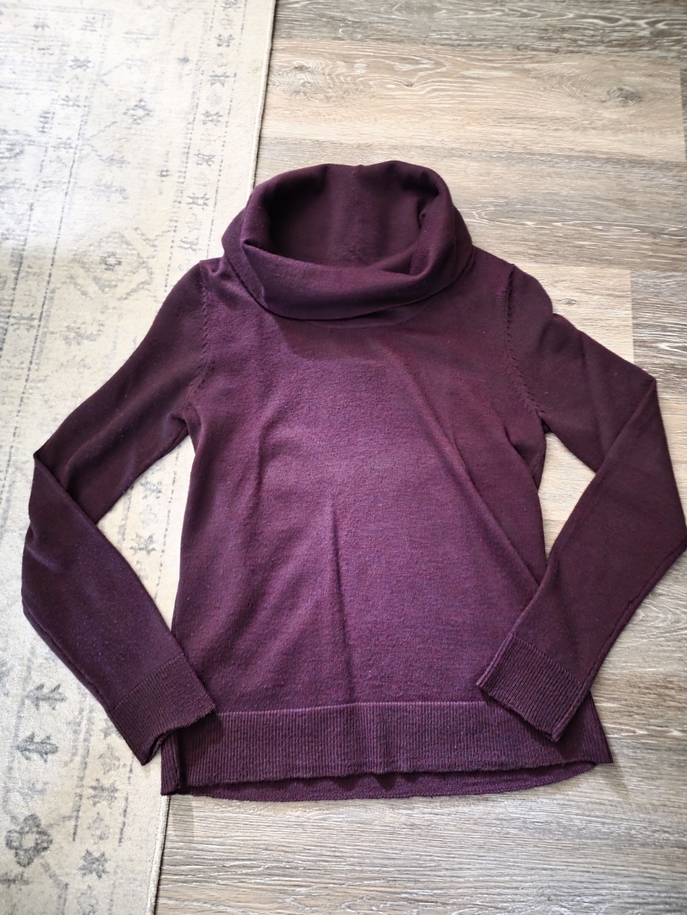 Merona Plum Cowl Neck Sweater